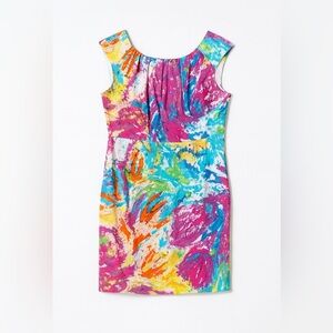 Spense Sheath Dress | Size 8 | Multicolor